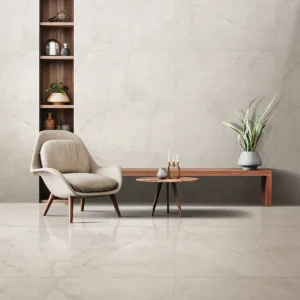 ARGENTA Bianco Porcelain Floor Tile | 600×1200 mm