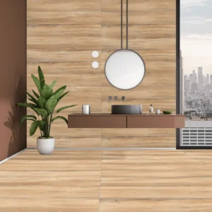 DRIFT WOOD CREMA Wood Finish Porcelain Floor Tile | 200×1200 mm