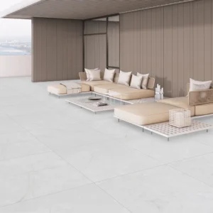 GOLDENFRENCH BLANCO Carving Finish Porcelain Floor Tile | 600×600 mm