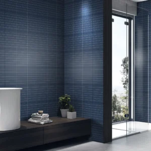 WUXI BLUE Glossy Ceramic Wall Tile | 300×600 mm