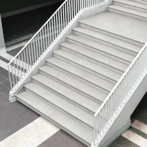 CRACKLE SILVER Matt Finish Porcelain Step Tile | 300×1200 mm